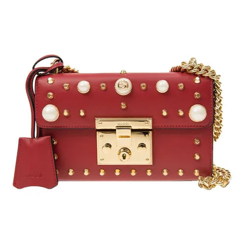 GUCCI Кожа Сумка через плечо Маленькая Женская Красная