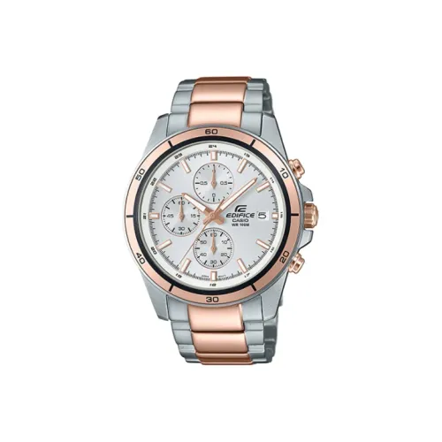 CASIO EDIFICE Collection Кварцевый механизм нержавеющая сталь ремешок мужские часы белый циферблат