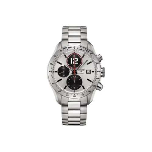 Longines Автоматический Механический Механизм Мужские Часы Comcast Collection 42 мм Серебряные