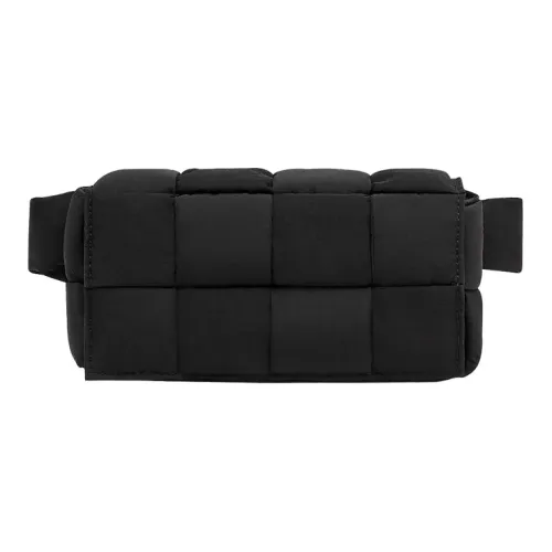 Bottega Veneta Cassette Квадратная Сумка через плечо Мини Мужская Черная