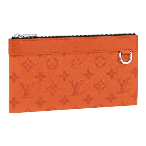 LOUIS VUITTON Pochette Metis Покрытый холст Клатч Маленький Женский Апельсин