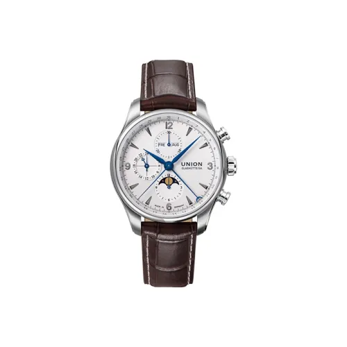 UNION GLASHUTTE/SA Автоматический Механический Мужской Часы Belisar Collection 44 мм Белые