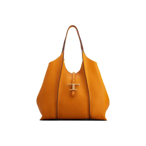 TOD'S Hammered Текстура Кожа Сумка Женская