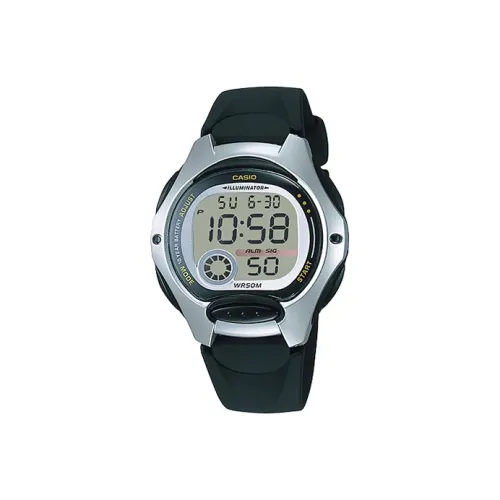 CASIO DIGITAL Collection Disk Кварцевый механизм Часы Мужские Серебристый циферблат