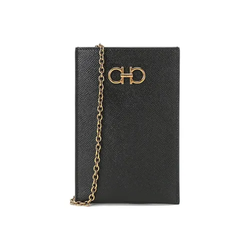 Ferragamo Сумка через плечо из коровьей кожи женская черная