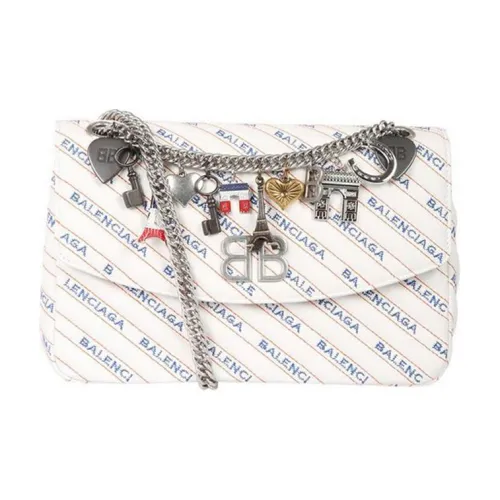 Balenciaga Кожа Подушка Сумка Сумка через плечо Женская Белая