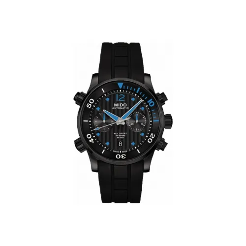 MIDO Автоматический Механический Механизм Мужские Часы Helm 44 мм Черные