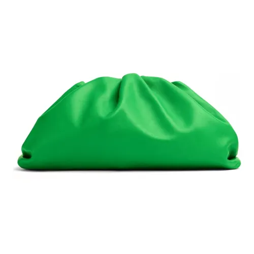 Bottega Veneta POUCH Облачная Сумка Коровья Кожа Облачная Сумка Клатч Женский Попугай Зеленый
