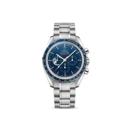 OMEGA Механизм с ручным заводом Мужской Super Tyrant Series Professional Moon Watch Часы 42 мм Синий