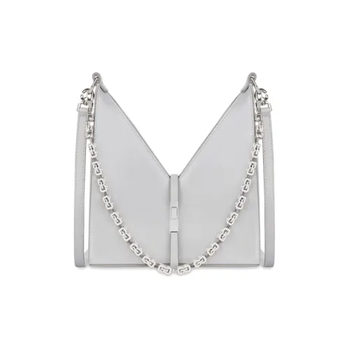 Givenchy Cut out Коровья кожа Портативная Сумка через плечо Сумка на плечо Женская Серого цвета
