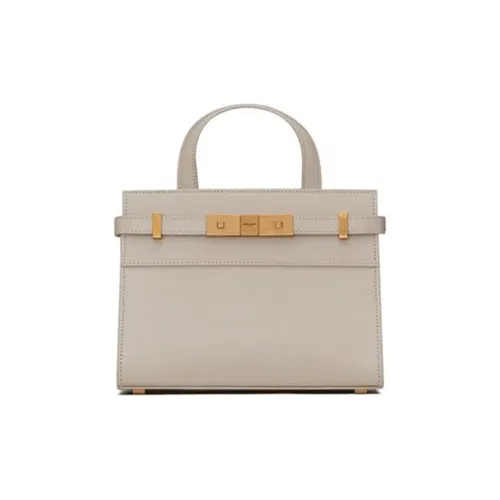 SAINT LAURENT Кожа Box Сумка через плечо Сумка Обычная Женская Белая