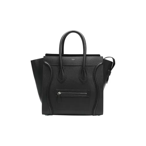 CELINE Сумка из коровьей кожи сумка с улыбающимся лицом мини женская черная