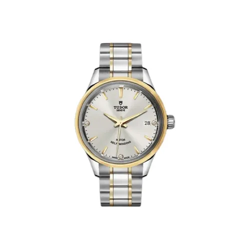 TUDOR Wind Style Collection Автоматический Механический Механизм Женские Часы Часы 34 мм Серебристый Циферблат