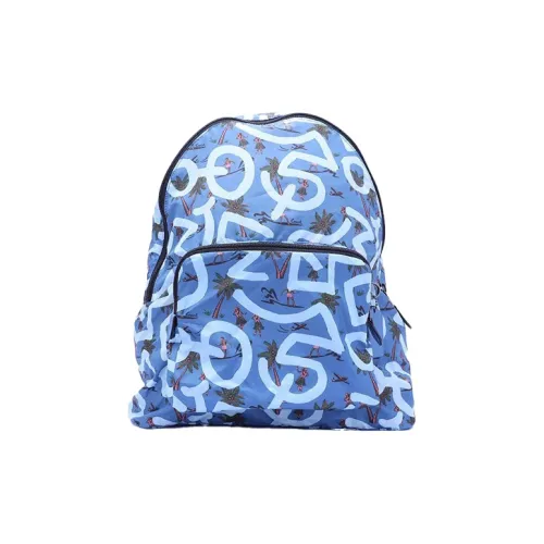 COACH Packable Nylon Backpack Large Men's Blue COACH Упаковочный Нейлоновый Рюкзак Большой Мужской Синий