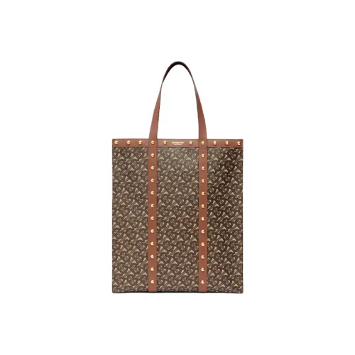 Burberry Сумка Tote из коровьей кожи сумка для покупок женская коричневая