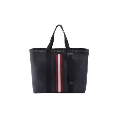 BALLY Кожа Тоут Сумка Сумка для покупок Сумка на плечо Мужская Черная