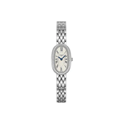 Longines Quartz Movement Женские Часы Round Dance Collection 25mm*16mm Белые