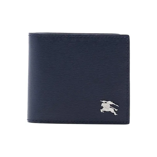 Burberry Коровья кожа Держатель для визиток Кошелек Картхолдер Унисекс Темно-синий