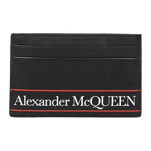 Alexander McQueen Коровья кожа Держатель для карт Держатель для карт Мужской Черный