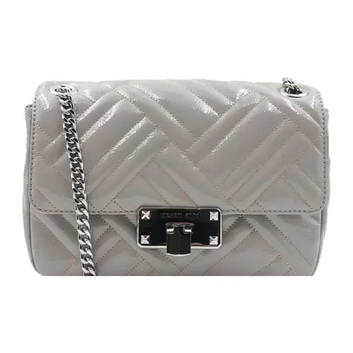 MICHAEL KORS Peyton Sheepskin Сумка через плечо Женская Pearl Gray