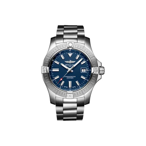BREITLING Avenger Collection Автоматический Механический Механизм Унисекс Часы 43 мм Синий Циферблат