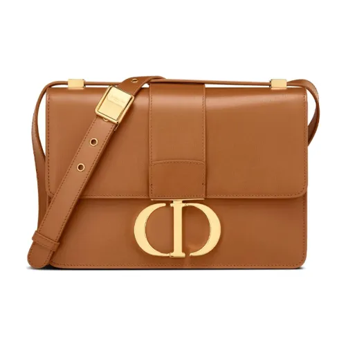 DIOR 30 Montaigne Сумка через плечо из коровьей кожи женская коричневая