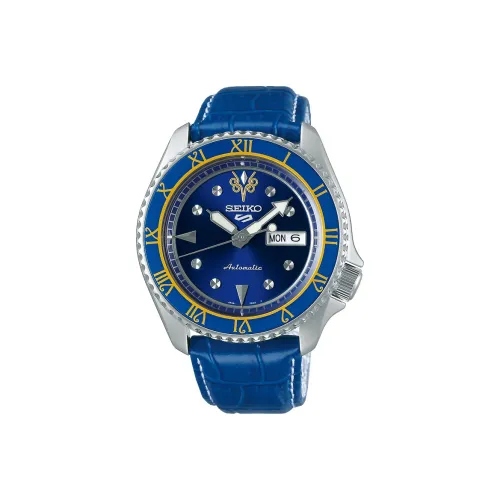SEIKO Механический Мужской Часы из коллекции Street Fighter, синий