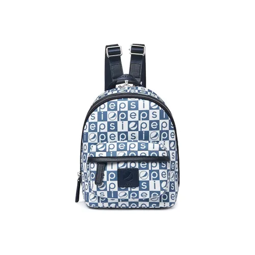 Pepsi Полиэстер Хлопковая Смешанная DUAL PURPOSE Рюкзак Стандартный Женский Небесно-Синий