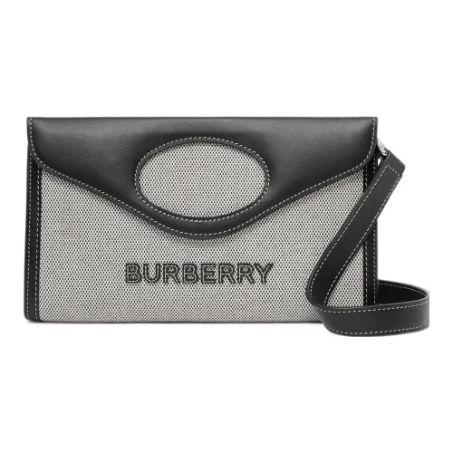 Burberry Холст Карманная Сумка Холст Сумка Ручная Сумка через плечо Сумка через плечо Мужская Серый