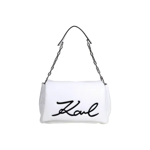 KARL LAGERFELD Овчина с полиэстером большая сумка белый для женщин