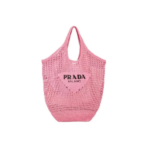 PRADA Raffia Солома Ткань Вязаная Сумка Женская