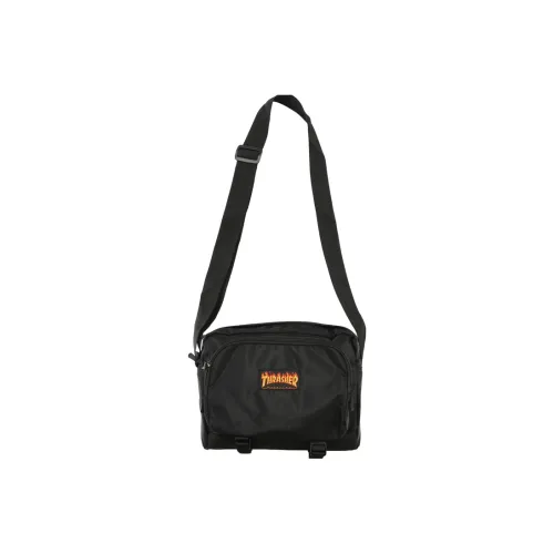 Thrasher Однотонный Crossbody Сумка Обычная Унисекс Черный