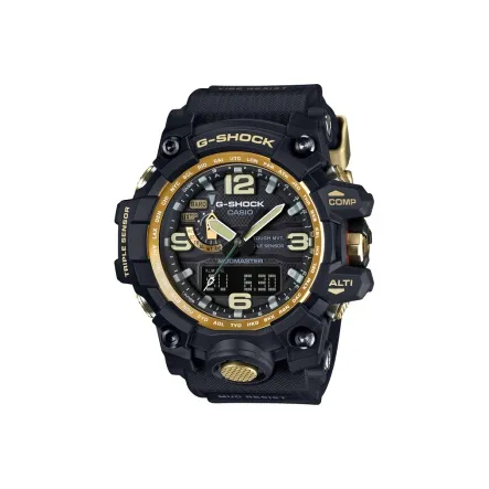 Г Shock Land Series Big Грязь King Solar Movement Resin Strap Мужские часы Черный циферблат