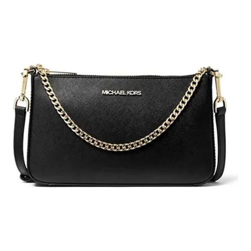 MICHAEL KORS Jet Set Коровья кожа Сумка через плечо Женская Черная