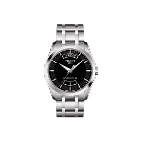 TISSOT Автоматический Механический Механизм Мужские Часы Kutu Collection 39 мм Черные