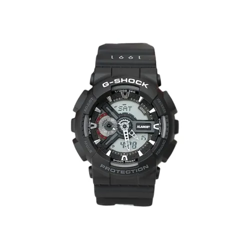 CASIO Liquid Crystal Analog Dual Display Series SHOCK X LARGE Collection Электронный механизм