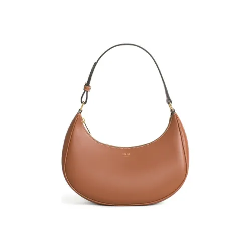 CELINE AVA Сумка из гладкой коровьей кожи сумка через плечо женская коричневая