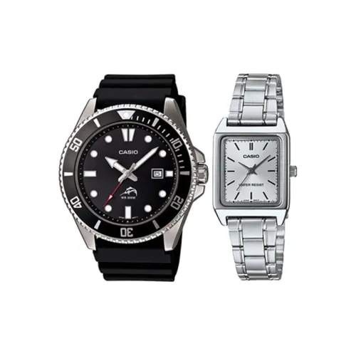 CASIO Watch Collection LTP Кварцевый механизм Смольный ремешок Часы Унисекс Черный циферблат