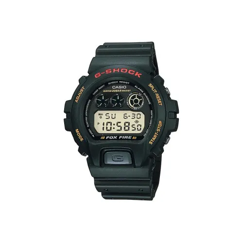 CASIO G Squad Series Кварцевый механизм Смольный ремешок Часы Мужские Черный циферблат