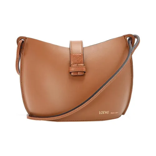 LOEWE Сумка из телячьей кожи ведрообразной формы сумка сумка через плечо сумка через плечо женская коричневая