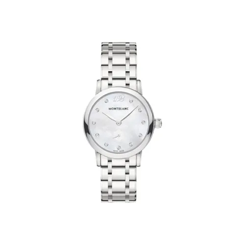 Montblanc Classic Collection Кварцевый механизм Женские часы Часы 30 мм Жемчужная раковина Циферблат