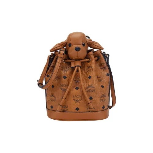 MCM Visetos Сумка через плечо из искусственной кожи женская коричневая