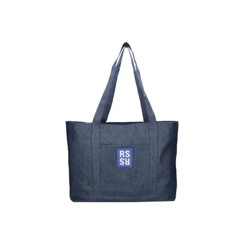 Raf Simons Хлопок Тоут Сумка Сумка через плечо Большая Женская Морской Синий
