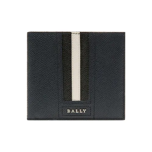 BALLY Коровья кожа Монетница Кошелек Мини Мужской Синий