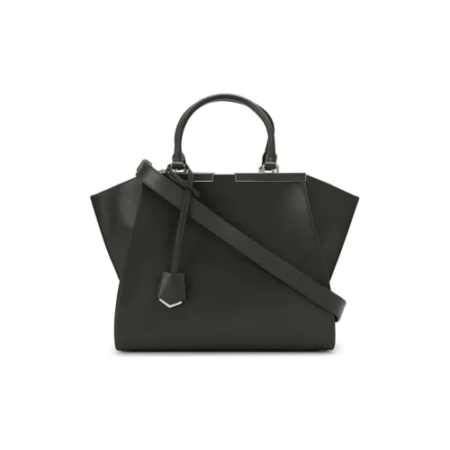 FENDI Кожа Тоут Сумка через плечо Сумка Обычная Женская Яшма