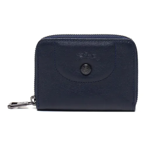 LONGCHAMP Le Pliage Cuir Овчина Держатель для карт Держатель для карт Женский Морской синий