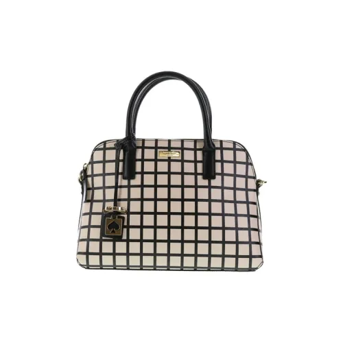 Kate Spade Холст и кожа через плечо сумка женская черный и белый