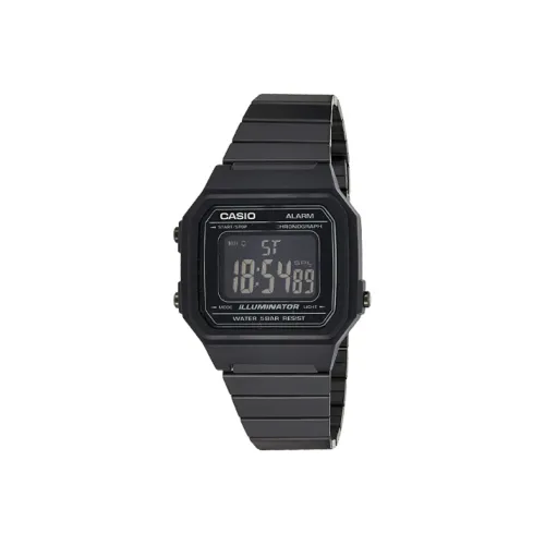 CASIO YOUTH Collection Силикон Мини Блок Кварцевый механизм Смола Ремешок Часы Мужские Черный Циферблат B650WB 1BEF