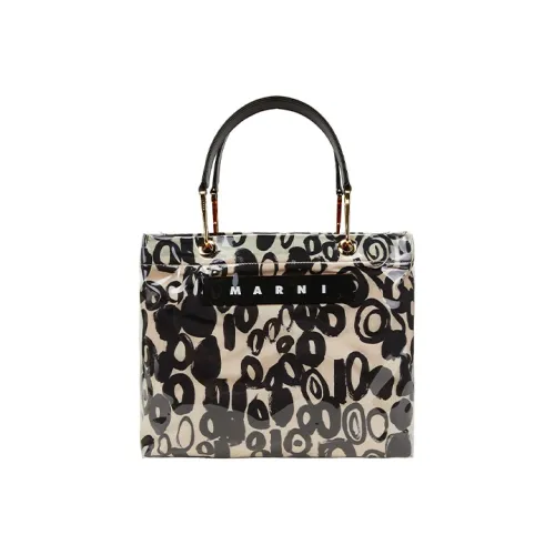 MARNI Коровья кожа Тоут Сумка Сумка для покупок Сумка Женская Прозрачная