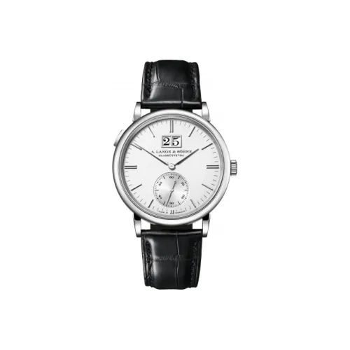 A. Lange & Söhne Автоматический Механический Механизм Мужские SAXONIA Часы 38,5мм*38,5мм*9,6мм Белый